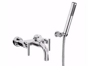 G4 - F7701 - Wall-mounted bathtub tap with hand shower by Rubinetteria Giulini - view 2